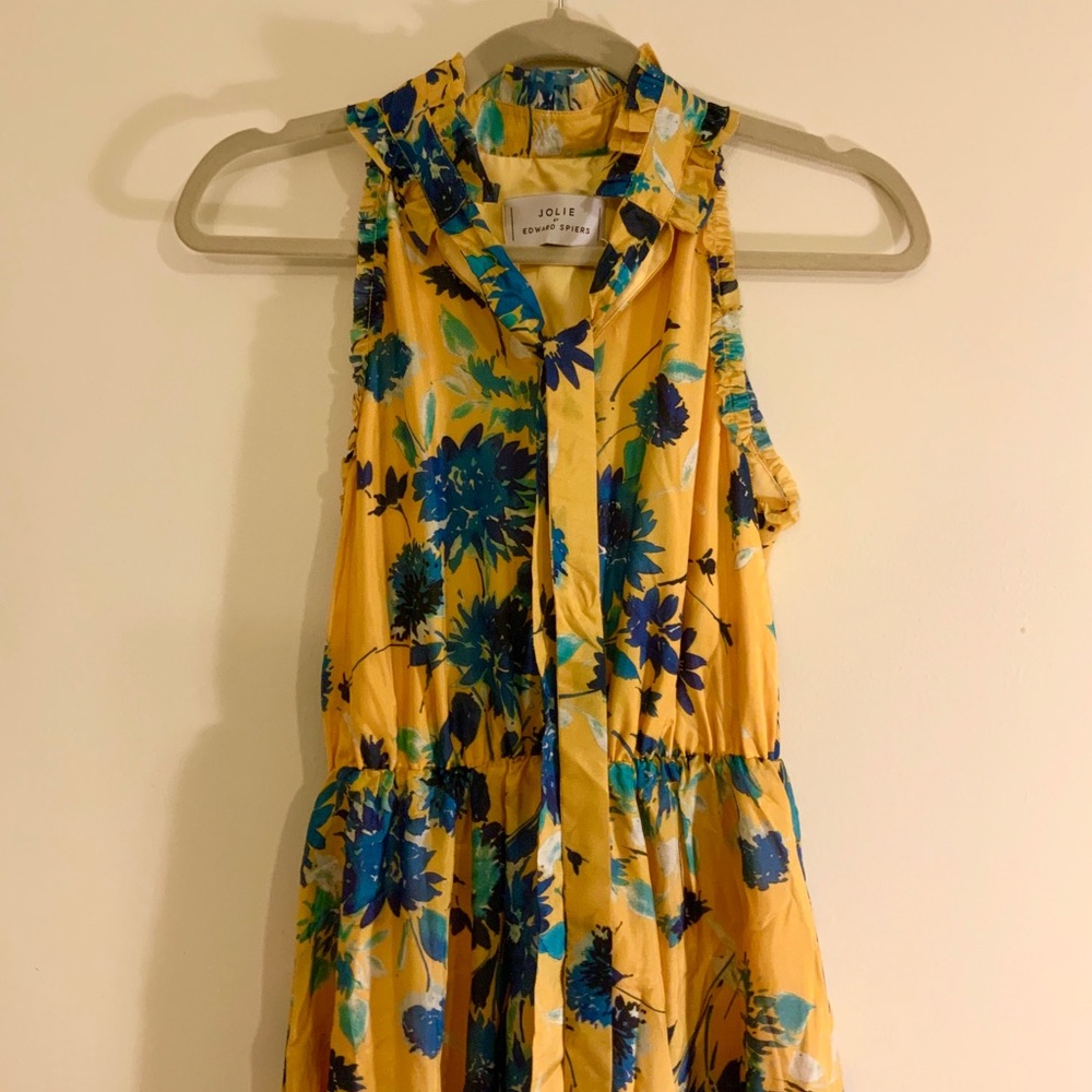 Jolie by Edward Spiers Floral Silk Dress - Picture 5 of 5